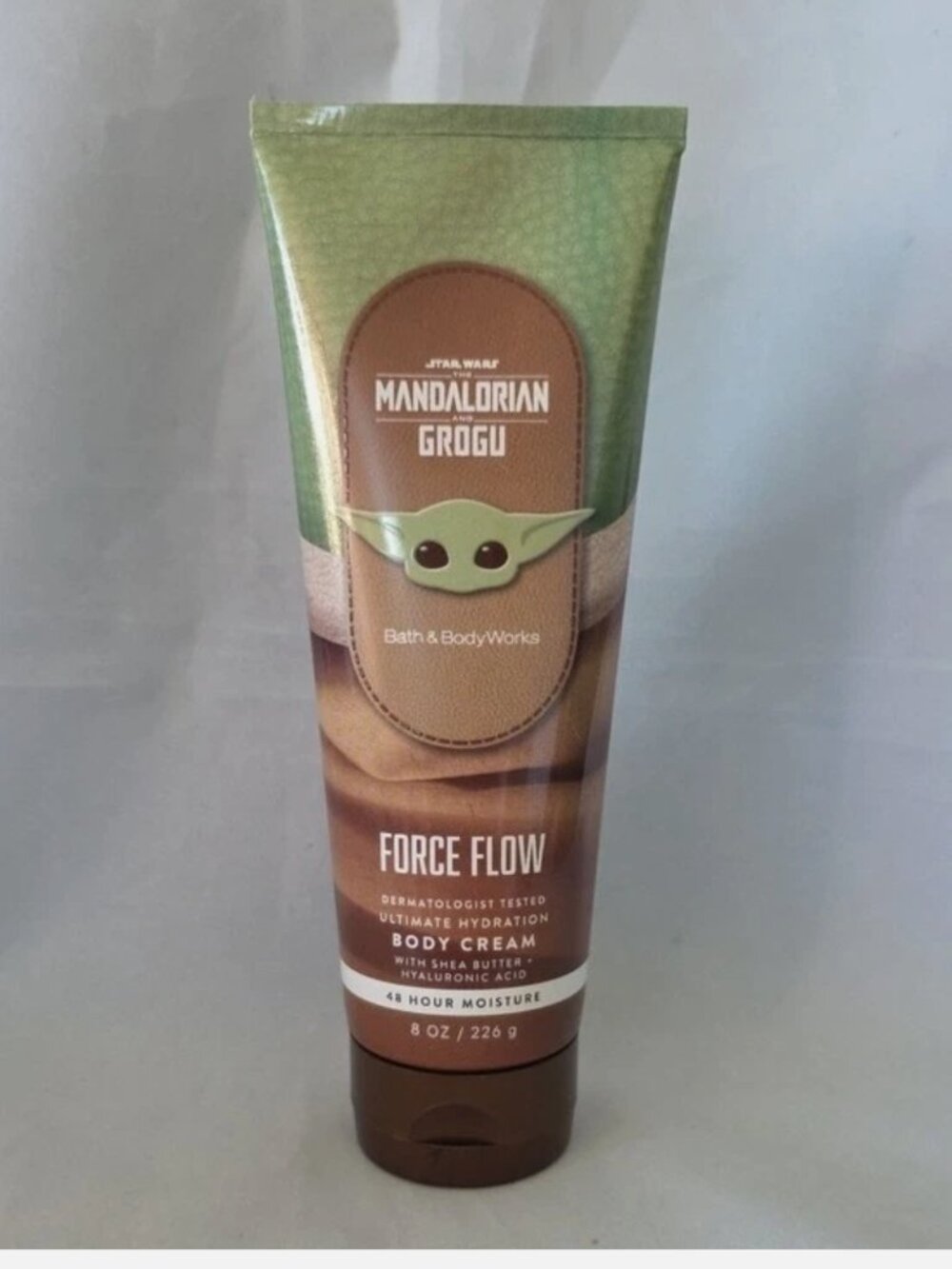 Bath & Body Works Star Wars Mandalorian Grogu Force Flow Body Cream NWT
